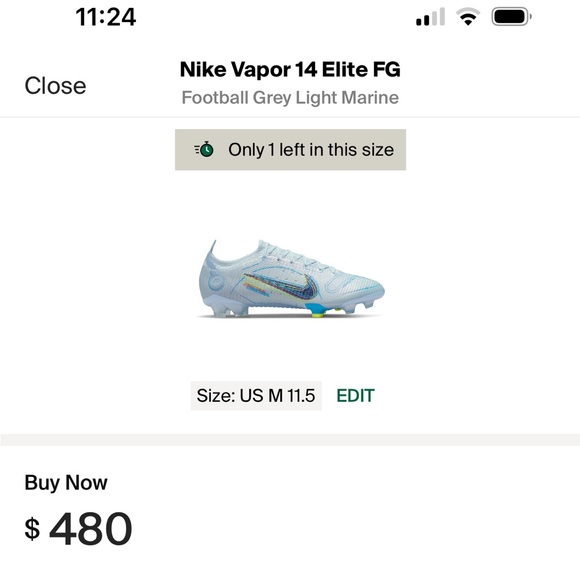 Nike Vapor 14 Elite Fg - Picture 3 of 3